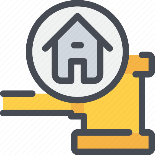 Auction, estate, house, property, real icon - Download on Iconfinder