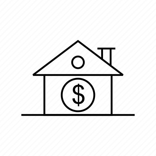Bank, dollar house, money icon - Download on Iconfinder