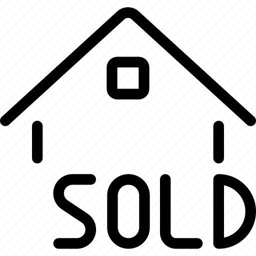 Estate, home, house, real, sign, sold icon - Download on Iconfinder