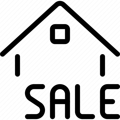 Estate, home, house, real, sale, sign icon - Download on Iconfinder