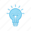 bulb, electric, idea, light 