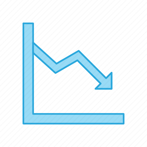 Business, chart, down, fall, loss icon - Download on Iconfinder