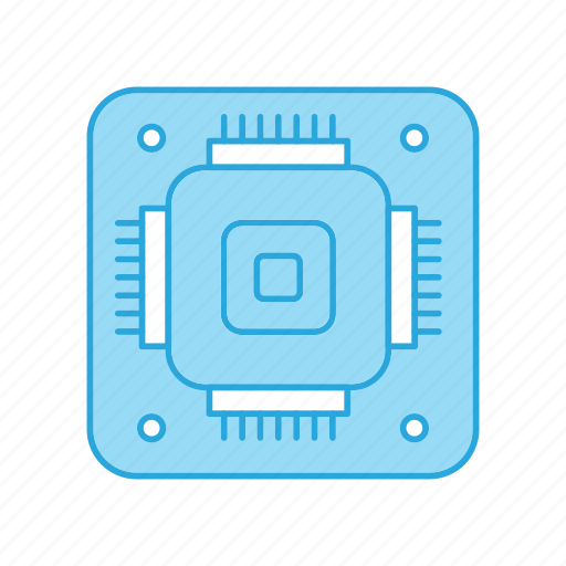 Chip, cpu, hardware, microchip, processor icon - Download on Iconfinder