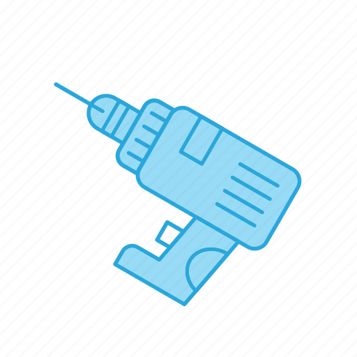 Drill, perforator, power, tool icon - Download on Iconfinder