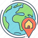estate, global, global real estate location, location, navigation, real