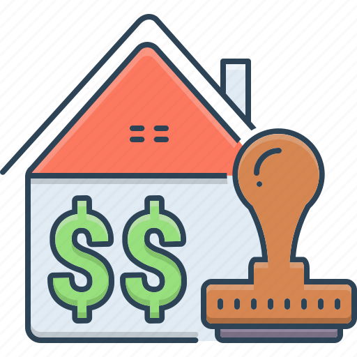 Approved, home, home loan approved, loan, property, real estate, stamp icon - Download on Iconfinder