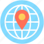 global location, globe, map pin, world location, worldwide 