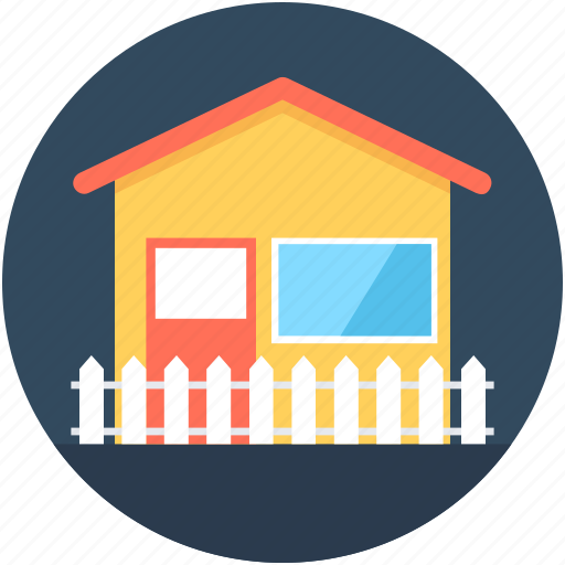 Building, courtyard, home, hut, rural house icon - Download on Iconfinder
