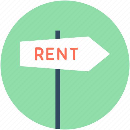 Guidepost, real estate, rent, rent signpost, signpost icon - Download on Iconfinder