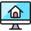 real, estate, app, house, monitor 