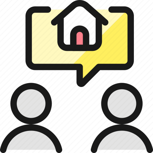 Real, estate, couple, search, house icon - Download on Iconfinder