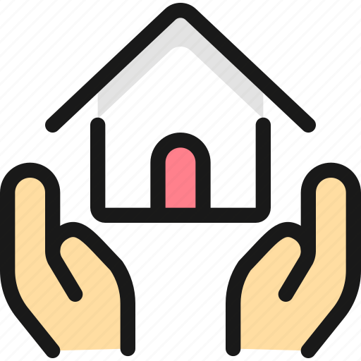 Real, estate, favorite, hold, house icon - Download on Iconfinder