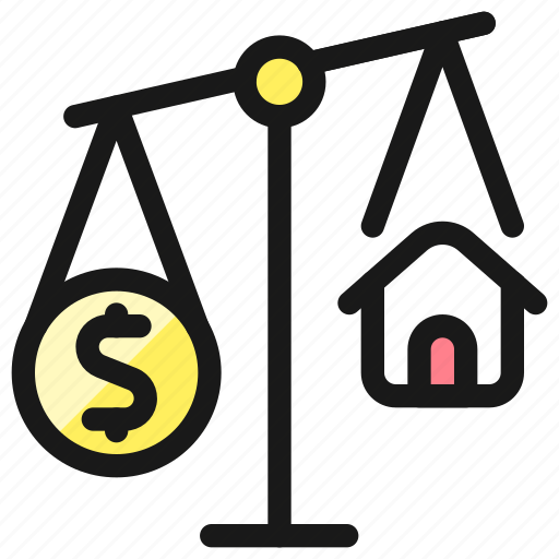 Real, estate, market, scale icon - Download on Iconfinder
