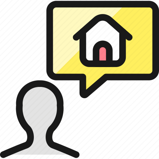 Real, estate, person, search, house icon - Download on Iconfinder