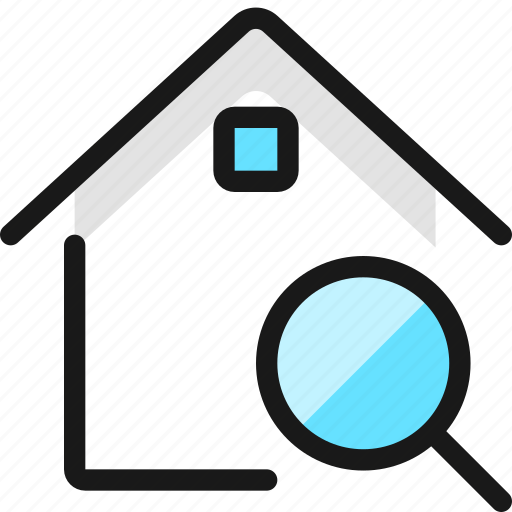 Search, real, house, estate icon - Download on Iconfinder