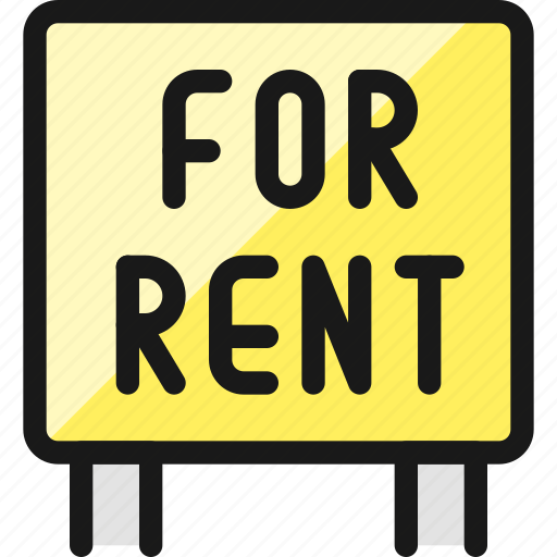 Real, estate, sign, for, rent icon - Download on Iconfinder