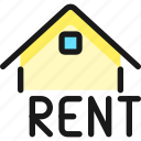 real, estate, sign, house, rent