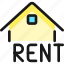 real, estate, sign, house, rent 