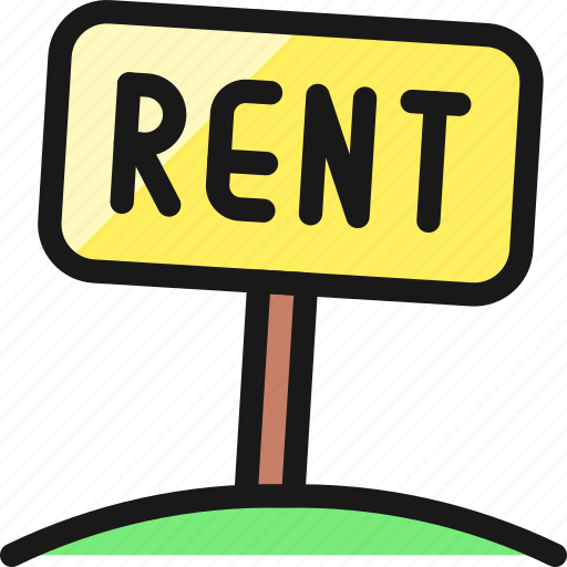 Real, estate, sign, rent icon - Download on Iconfinder