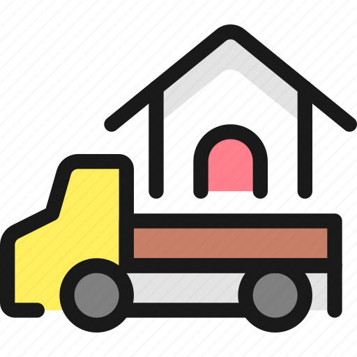 Real, estate, truck, house icon - Download on Iconfinder