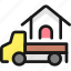 real, estate, truck, house 