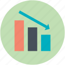 business chart, data chart, finance, graph report, loss chart