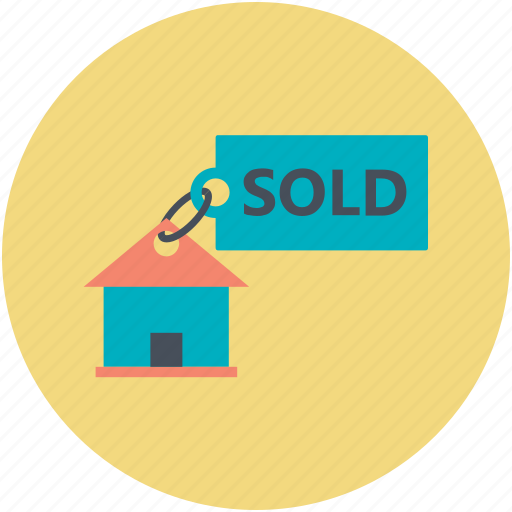 Building, house sold, property, real estate, sold sign icon - Download on Iconfinder