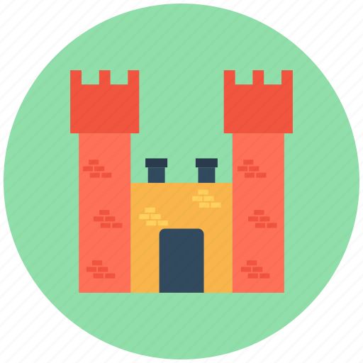 Castle, castle building, castle tower, fortress, medieval icon - Download on Iconfinder