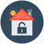 home, home unlock, lock sign, mortgage, real estate 