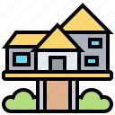 apartment, estate, home, property, resident