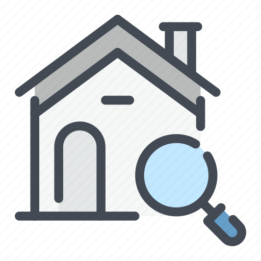 Estate, home, house, property, real, search icon - Download on Iconfinder