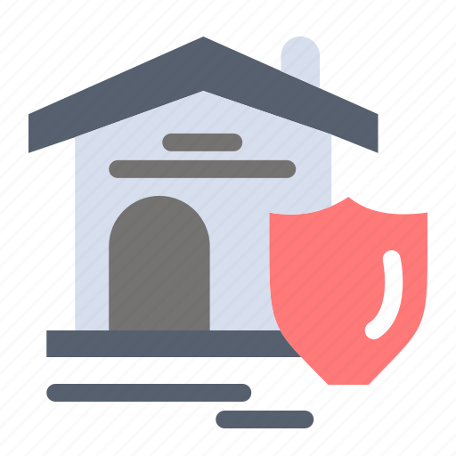 Estate, house, real, shield icon - Download on Iconfinder