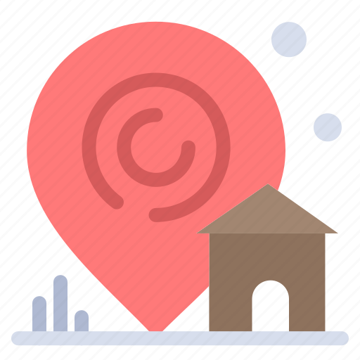 Building, estate, house, location, real icon - Download on Iconfinder