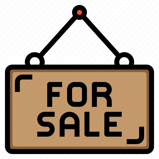 Building, house, property, real estate, sale, sign icon - Download on Iconfinder