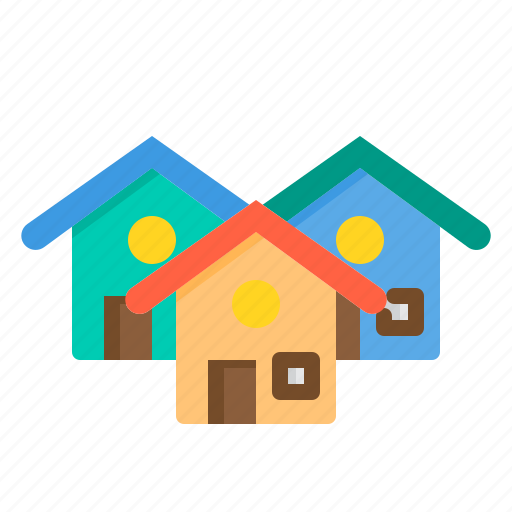 Building, house, property, real estate, village icon - Download on Iconfinder
