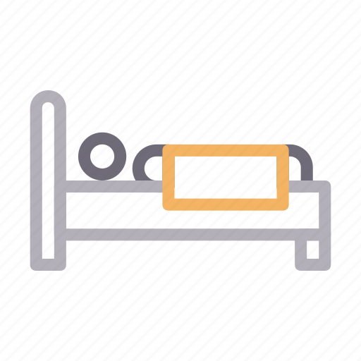 Bed, furniture, hotel, interior, sleep icon - Download on Iconfinder