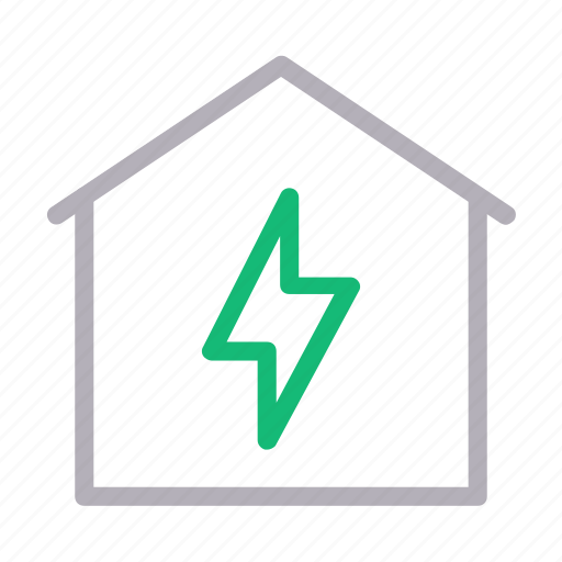 Home, house, power, property, realestate icon - Download on Iconfinder