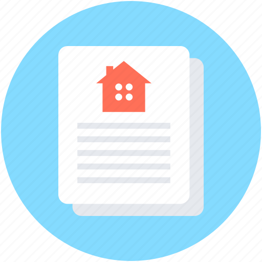 Estate agreement, house contract, property contract, property document, property papers icon - Download on Iconfinder