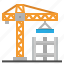 construction, crane, estate, hook, real 
