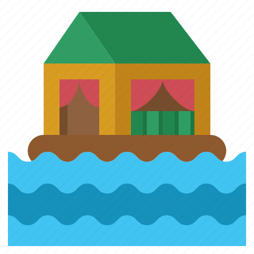 Esatae, houseboat, houseboats, property, real icon - Download on Iconfinder