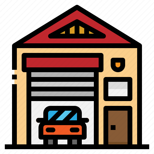 Car, garage, home, parking, vehicle icon - Download on Iconfinder