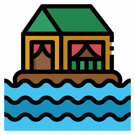 Esatae, houseboat, houseboats, property, real icon - Download on Iconfinder