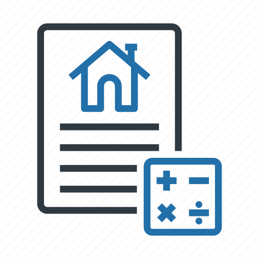 Calculation, calculator, home, mortgage icon - Download on Iconfinder