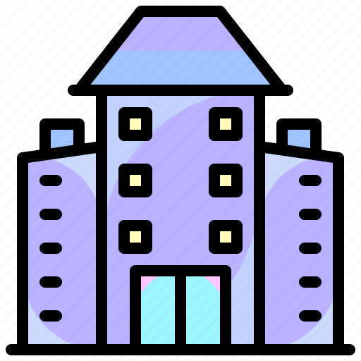 Estate, apartment, apartments, property, residential, flats, real icon - Download on Iconfinder