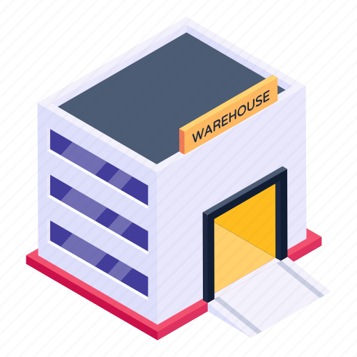 Godown, storeroom, storehouse, warehouse building, storage house icon - Download on Iconfinder
