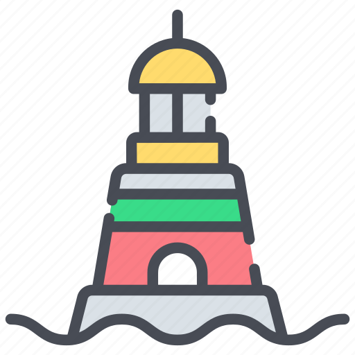 Light house, sea, light, building, architecture, real estate icon - Download on Iconfinder