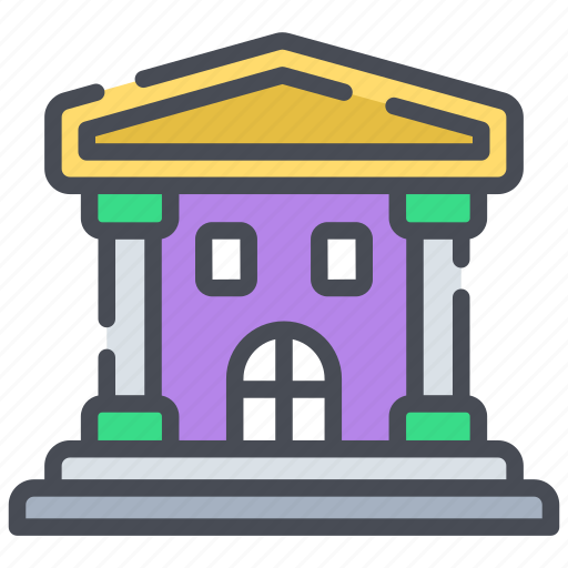Museum, building, architecture, real estate, historical place icon - Download on Iconfinder