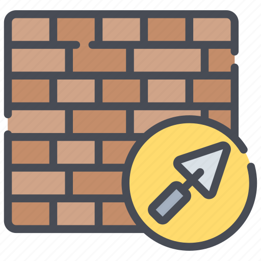 Brick wall, bricks, wall, construction, building, estate, property icon - Download on Iconfinder