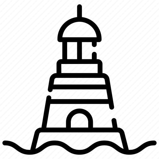 Light house, sea, light, building, architecture, real estate icon - Download on Iconfinder