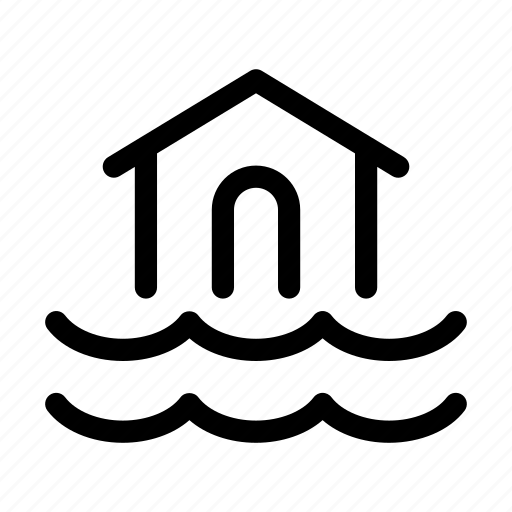 Real estate, business, water, river, house icon - Download on Iconfinder